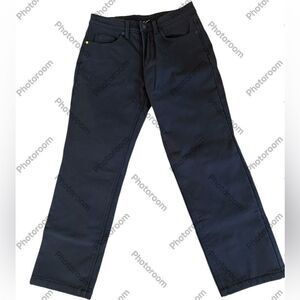 Caterpillar CAT Men's Fleece Lined Canvas Pant, Black, size 34x30, NWT
